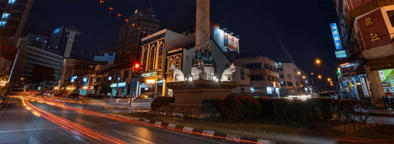 Padungan Night Scene